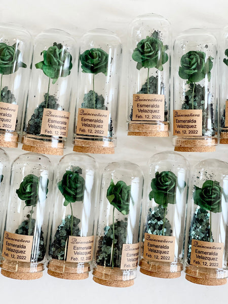 10pcs Wedding favors for guests, Wedding favors, Favors, Dome, Beauty and the Beast Favor, Custom favors, Emerald green favors, Party favors