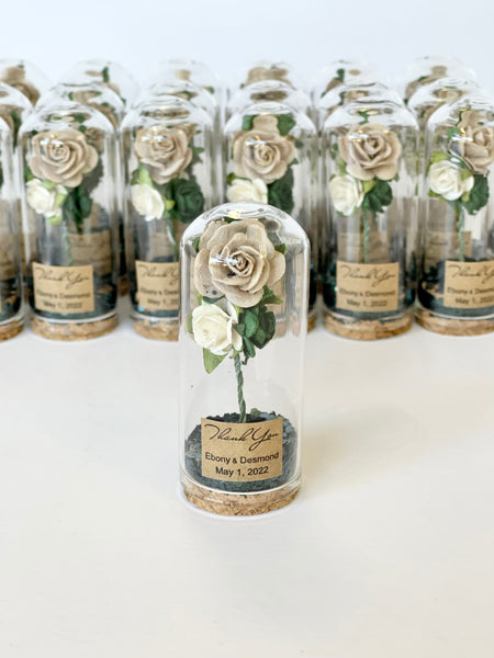 10 pcs Wedding favors for guests, Wedding favors, Favors, Dome, Glass dome, Cloche dome, Custom favors, Beauty and the Beast, Party favors