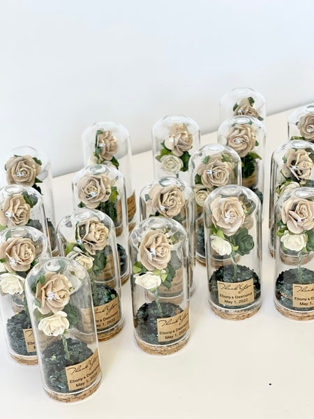 10 pcs Wedding favors for guests, Wedding favors, Favors, Dome, Glass dome, Cloche dome, Custom favors, Beauty and the Beast, Party favors