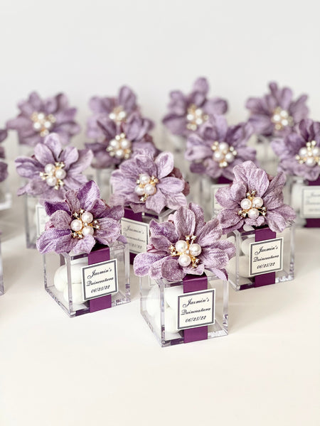 5 pcs Wedding Favors, Favors, Favors Boxes, Wedding Favors for Guests, Purple wedding, Party Favors, Lilac Wedding, Custom Favors, Sweet 16