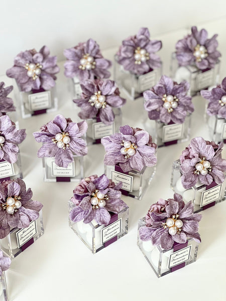 5 pcs Wedding Favors, Favors, Favors Boxes, Wedding Favors for Guests, Purple wedding, Party Favors, Lilac Wedding, Custom Favors, Sweet 16