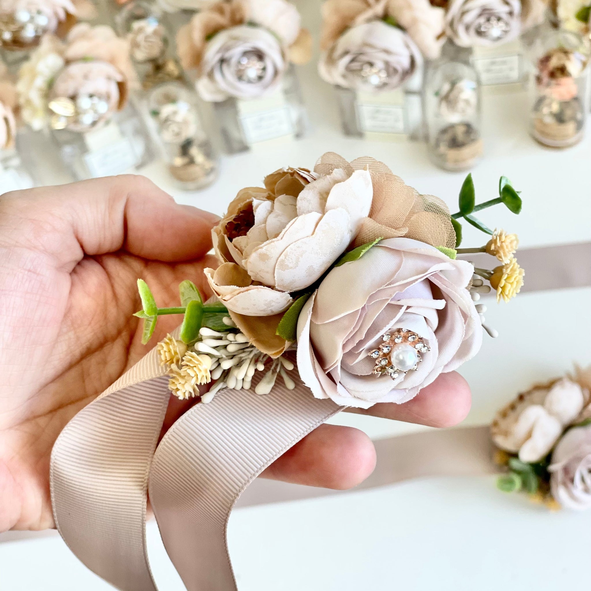 Beige Wedding Corsages Boutonniere Set, Prom Wrist Corsage, Rustic Wedding Corsage, Nude Corsage, Beige Wrist Corsage, Bridesmaids Corsage, Bridal Beige Wedding Corsages Boutonniere Set, Prom Wrist Corsage, Rustic Wedding Corsage, Nude Corsage, Beige Wrist Corsage, Bridesmaids Corsage, Bridal