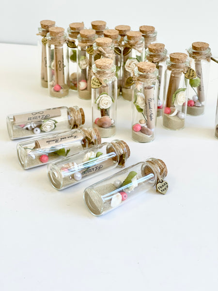 10 Wedding favors for beach, Wedding gift for guest, Beach favors, Wedding favors, Favors, Beach party favors, Wedding message in a bottle