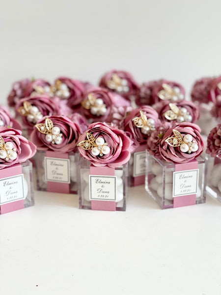 5 pcs Wedding Favors Boxes, Favors Boxes, Wedding Favors for Guests, Party Favors, Custom Favors