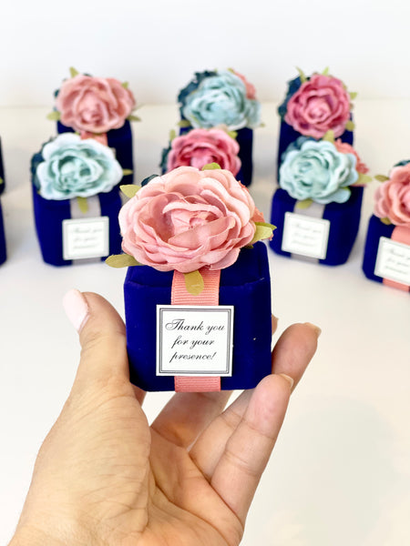 5 pcs Wedding Favors, Favors, Favors Boxes, Wedding Favors for Guests, Blue wedding