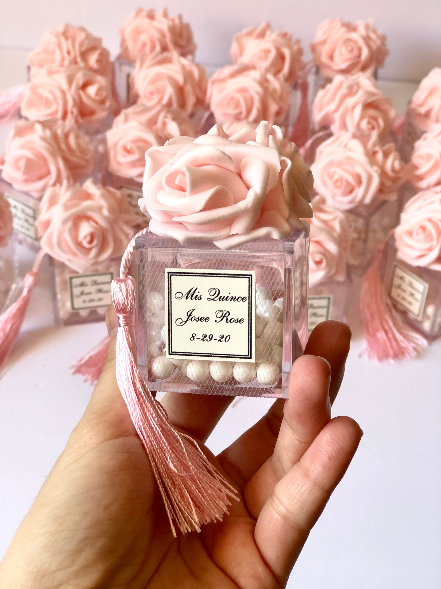 5pcs Wedding Favors, Favors, Favors Boxes, Wedding Favors for Guests, Pastel Wedding, Party Favors, Blush Wedding, Custom Favors, Pink Favor